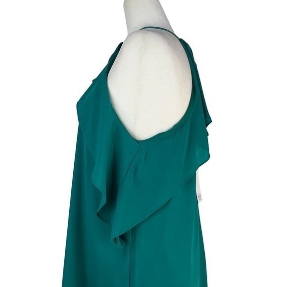 𝅺NEW WITH TAGS‎ NSR RUFFLE HALTER DRESS - Picture 9 of 14